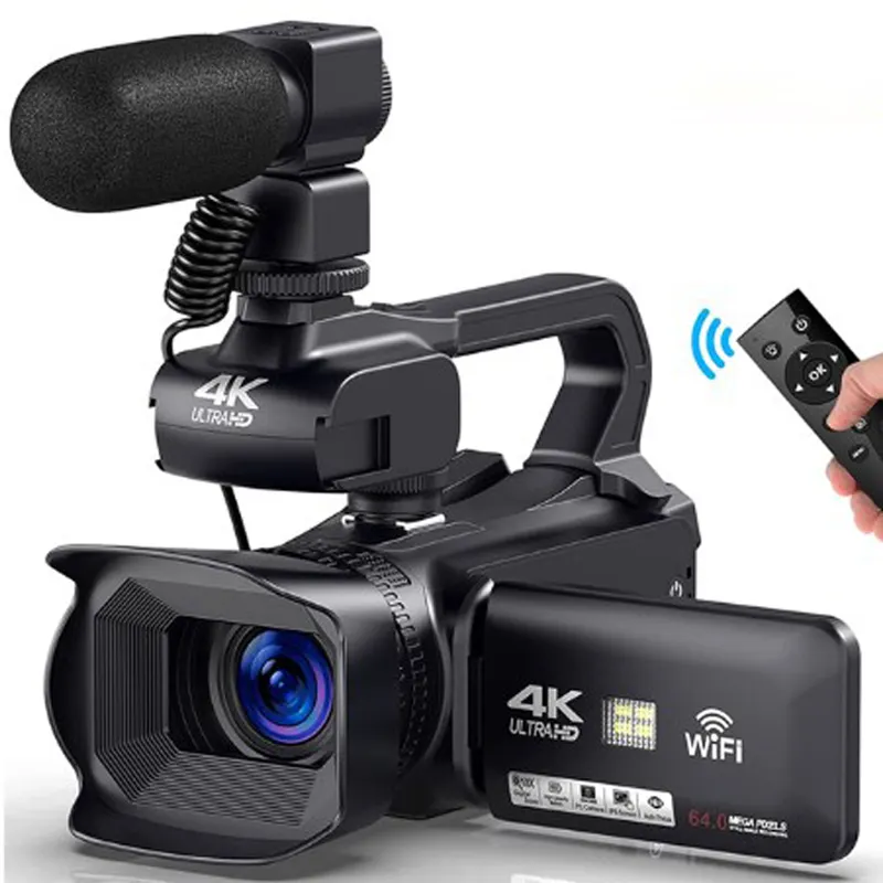 4K हाई-डेफिनिशन डिजिटल वीडियो कैमरा पेशेवर वीडियो कैमकॉर्डर