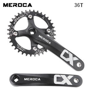 OEM/ODM BUCKLOS 104BCD MTB 170mm 铝合金山地车牙盘组 方孔自行车零件牙盘组 - Product Image 1
