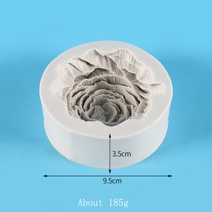 แม่พิมพ์ซิลิโคนสบู่ดอกโบตั๋นขนาดใหญ่,แม่พิมพ์ทำน้ำหยด Diy สบู่ยิปซั่มน้ำมันหอมระเหยแม่พิมพ์ซิลิโคน - Product Image 6