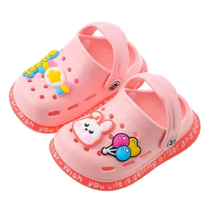 Children's slippers summer baby bath 1-3 baby hole sandals