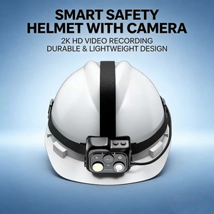 Rugged IP66 Waterproof CMOS 4G Helmet Camera Motion <strong>Detection</strong> Live <strong>Video</strong> GPS Tracking for Harsh Environments Construction - Product Image 1