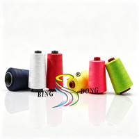 Fil de polyester industriel brillant 30S/2 4000Y pour le textile domestique