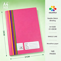 Cahiers d'exercices A5 en gros, couverture couleur personnalisée pour les écoles d'Angola, région africaine, 140 pages, lignés simple.