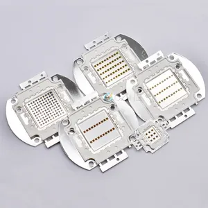 Luz de inundación infrarroja, Chip LED COB de alta potencia, 1W, 3W, 5W, 10W, 20W, 30W, 50W, 100W, 150W, 200w, color blanco cálido, rojo, verde, azul, RGB, UV, IR