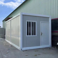 Maison préfabriquée modulaire pliable de luxe moderne de 20 pieds ou 40 pieds, 2 chambres, type « Granny Flat », compacte et portable