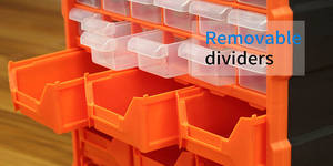 กล่องเก็บของพลาสติกคุณภาพสูงสไตล์เกาหลี สำหรับใส่การ์ดขนาดเล็กหรืออะไหล่ - Product Image 6