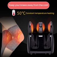 Masseur électrique pour les jambes et les pieds, appareil de beauté pour les mollets, chauffage, vibration, pression d'air, masseur pour les pieds pour la circulation sanguine et la douleur