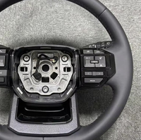 Volant multifonction entièrement en cuir, compatible avec Toyota, Tacoma, Land Cruiser, Tundra, Hilux et Lexus