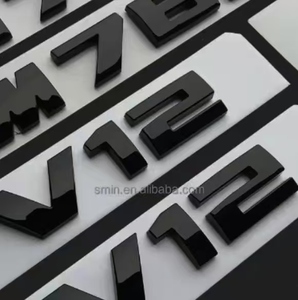 Emblème de coffre M135i M140i M235i M240i M340i M530i M540i M550i <span class=keywords><strong>M550d</strong></span> M730Li M740Li M750Li M750Li M760Li V12 ABS pour <span class=keywords><strong>BMW</strong></span> - Product Image 4