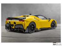 Kit carrosserie Speed M-style en fibre de carbone sèche de haute qualité, finition polie, jupes latérales pour Ferrari SF90 2019-