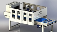 Machine ultrasonique de casse-croûte de Wanlisonic pour couper le gâteau de nourriture et le chocolat découpant l'équipement