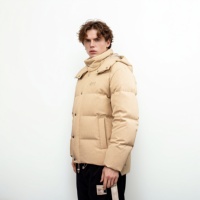 Veste d'hiver chaude et tendance pour homme, modèle matelassé en duvet de designer, personnalisable, doux, imperméable, grande taille, pour l'extérieur