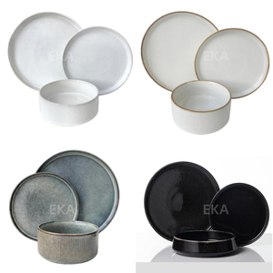 EKA-Juego <span class=keywords><strong>de</strong></span> <span class=keywords><strong>Vajilla</strong></span> Americana con Bajo MOQ, <span class=keywords><strong>Vajilla</strong></span> <span class=keywords><strong>de</strong></span> Cerámica Personalizada, Venta Al por Mayor, Juego <span class=keywords><strong>de</strong></span> <span class=keywords><strong>Vajilla</strong></span> <span class=keywords><strong>de</strong></span> Gres Gratis - Product Image 4