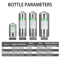 Aquarium ZRDR DIY Kit de système générateur de CO2 avec réglage du débit d'air de pression Plante d'eau Poisson Co2 ValveCo2 bouteille de gaz