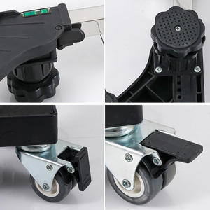 <span class=keywords><strong>Support</strong></span> de mini-réfrigérateur, base mobile universelle, chariot à roulettes, base réglable multifonctionnelle pour lave-linge et réfrigérateur - Product Image 5