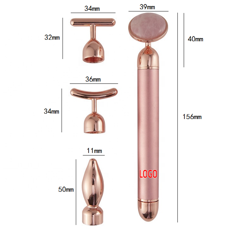 Китайский V-образный антивозрастной Электрический вибрирующий прибор для лица, роликовый массажер для лица