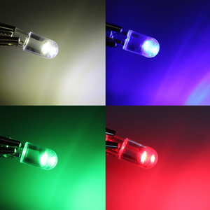 Car parking <b>light</b> T10 W5W 194 168 Transparent glass COB round <b>plug</b> COB - Product Image 5