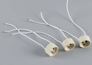 Portalámparas <span class=keywords><strong>GU10</strong></span> de Cerámica con Cable de Silicona de 10cm, AC85-265V, Garantía de 2 Años para LED/Halógeno, Venta Directa de Fábrica - Product Image 4