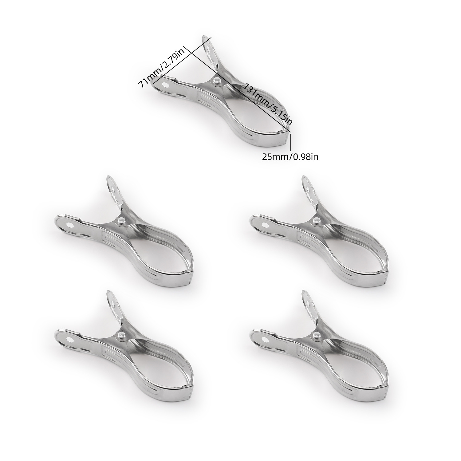 White-5 small clips (for holding small molds)