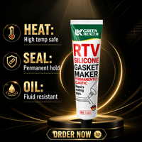 Green Health RTV Silicone Gasket Maker Haute Température 350°C Scellant Résistant aux Fluides et aux Huiles pour Joint de Tuyau d'Échappement