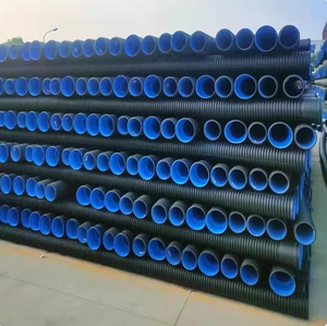 Tuberías de Drenaje Corrugadas de Doble Pared de HDPE Duraderas SN4 de 16 Pulgadas, Flexibles de Alta Presión, Grado PE100, para Riego Agrícola - Product Image 4