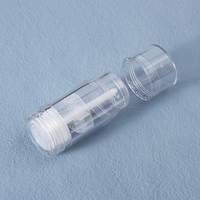 Tube de déodorant vide à remplissage par le bas, noir, blanc, transparent, 30g, 50g, 75g, 1oz, 2oz, en plastique, avec mécanisme rotatif