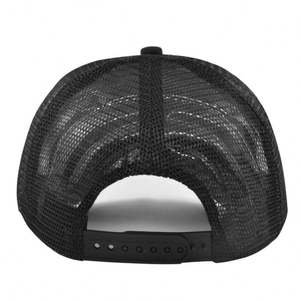 Gorra de béisbol de 5 paneles al por mayor para verano, gorra trucker de malla AD barata con logo personalizado - Product Image 4