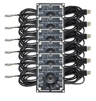 1MP OV9732 1280x720 USB controlador libre enfoque Manual con Cable de 2 metros para WinXP/7/8/10 módulo de cámara de 100 grados