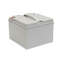 Boîtier de batterie au lithium vide en plastique ABS gris, moulage par injection, ES12-22, 12v 22ah, véhicule électrique, lithium Lifepo4