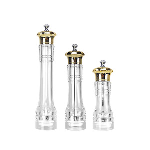 Đa-Kích Thước Của Nhãn Hiệu Lõi Gốm Acrylic Nhà Máy Hạt Tiêu Và Gia Vị Máy Xay Đặt Hộ Gia Đình Sử Dụng PC Chất Liệu Nhựa Hộp Đóng Gói - Product Image 5