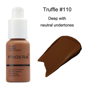 Fond de Teint Mat Waterproof Phoera Couvrance Totale pour Peaux Foncées - Product Image 6