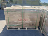 Panel Surya Longi HiMO10 HPDC 144 Sel Kaca Tunggal/Ganda 630W 640W 650W 660W 670W Modul Surya untuk Sistem Surya Industri