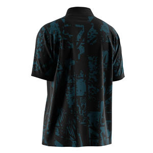 Baju sepak bola desain kerah lipat Retro, baju sepak bola lengan Raglan, teknologi menyerap kelembapan, panel jaring bersirkulasi - Product Image 6