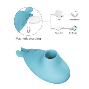 Новинка 2022, вибраторы для сосков для клитора, милые Водонепроницаемые вибраторы в форме животных с магнитной зарядкой и присоской, Вибраторы для мастурбации, секс-игрушки для женщин - Product Image 4