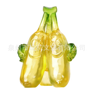 ของตกแต่งงานฝีมือรูปผลไม้สุดสร้างสรรค์ เรซิ่นรูปกล้วย ลูกแพร์ ของตกแต่งบ้าน ของตกแต่งโต๊ะทำงาน ของขวัญ - Product Image 5