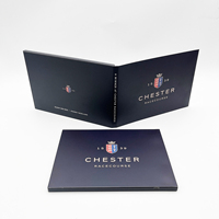 Hot New Business Cadeau Papier Artisanat Imprimé Digital Marketing Écran LCD Livret Mailer Carte De Voeux Brochure Livre Vidéo