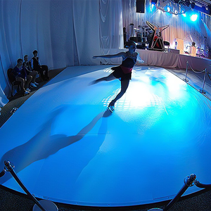 ZSPE UHMWPE Panneau de <span class=keywords><strong>glace</strong></span> de patinage blanc artificiel patinoires de hockey synthétiques carreaux de patinage sur <span class=keywords><strong>glace</strong></span> synthétiques en plastique planche de patinage - Product Image 6