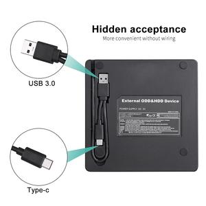 Quemador de unidad portátil USB 3,0, Puerto tipo c, CD, DVD, RW, Compatible con Linux, portátil, escritorio, iMacDisc, reproductor de DVD externo - Product Image 2