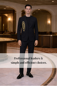 Costumes d'affaires pour hommes sur mesure OEM ODM, vêtements de travail, costumes formels pour gentlemen - Product Image 2