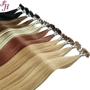 Extensiones de Cabello Ruso al por Mayor FH, Extensiones de Cabello con Punta en U, Extensiones de Cabello con Queratina, 100% Cabello Humano - Product Image 2