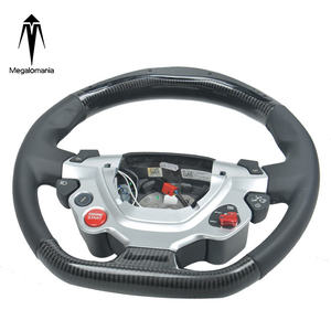 High Quality Black Steering Wheel for Ferrari 458 F430 <strong>488</strong> 812 Carbon Fiber Steering Wheel - Product Image 5