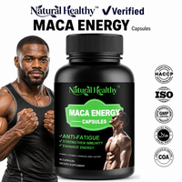 Capsules d'énergie Maca pour hommes, avec vitamines et minéraux, pour soutenir la vitalité du corps au quotidien, pour le travail, le sport et les activités de plein air, marché africain
