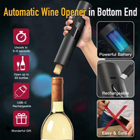 Éléphant blanc cadeaux pompe à vide ouvre-bouteille de vin ensemble coupe-feuille ouvre-bouteille automatique Rechargeable ouvre-bouteille électrique
