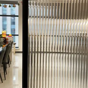 15mm Reeded Glass Film Privacy Protection Decoration Window Film Widely Use For Home And Office 1.48*30m
