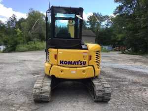 Mini-excavatrice d'occasion Komatsu PC45MR PC45MR-2, livraison rapide, en stock, avec chenilles en caoutchouc, également disponible : PC35MR, 40MR, 50MR - Product Image 5