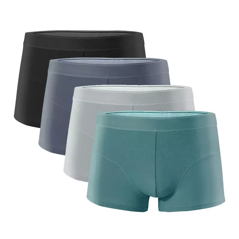 2022 Hot Sell Seamless Breathable Boxers for Men Customized Color Underwear for Men