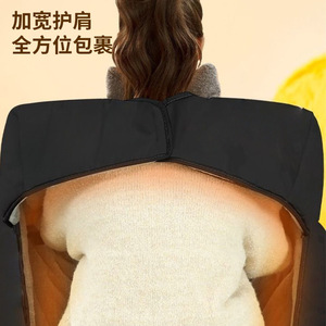 Winter Thickened Windproof <b>Blanket</b> For Electric Vehicles Fleece Lined Extra Large Waterproof Warm Cold Proof - Product Image 3