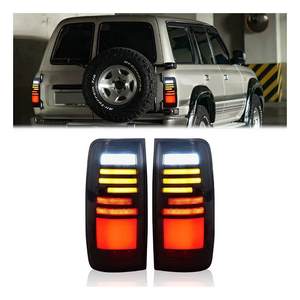 Nouveaux feux arrière de voiture 1989-1997, ensemble de feux arrière LED pour Toyota Land Cruiser LC80 FJ80 avec 6000 lumens 6000K - Product Image 1