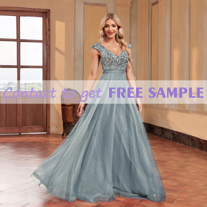TEENYEE Vestido Elegante Largo <span class=keywords><strong>de</strong></span> Noche para Madre <span class=keywords><strong>de</strong></span> la <span class=keywords><strong>Novia</strong></span> en Tallas Grandes para Boda - Product Image 3