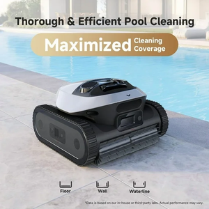 Dreame Z1 Robot Aspirapolvere Automatico <span class=keywords><strong>per</strong></span> Piscina Senza Fili, Pulitore Piscina con Navigazione AI, Evitamento Ostacoli, Aspirazione 8000GPH, 180 Minuti di Autonomia - Product Image 1